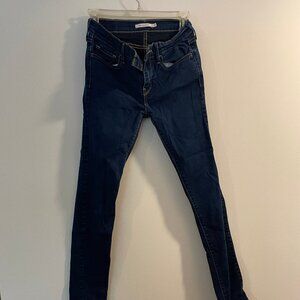 710 Super SKinny Levi Dark wash Jeans